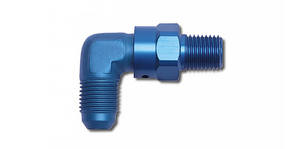 90° Male AN To Male Swivel NPT by Russell Performance Products