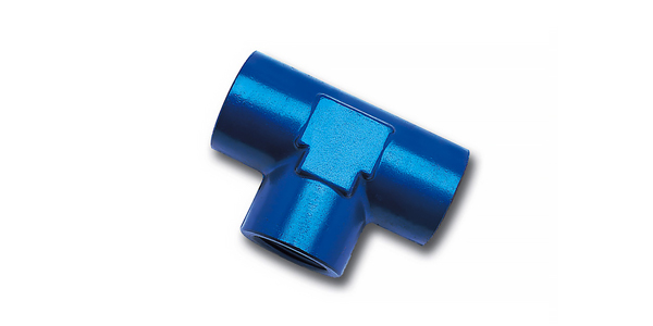 Flare Bulkhead Tee on Run Adapters by Russell Performance Products