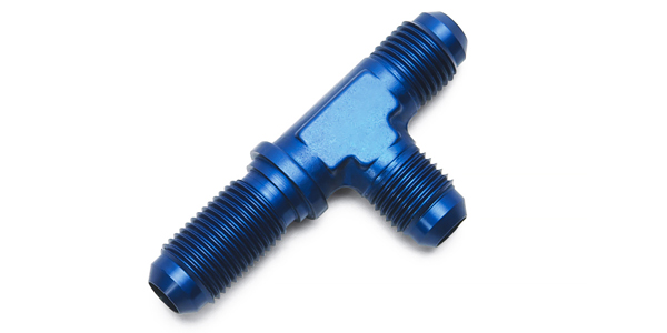Flare Bulkhead Tee on Run Adapters by Russell Performance Products