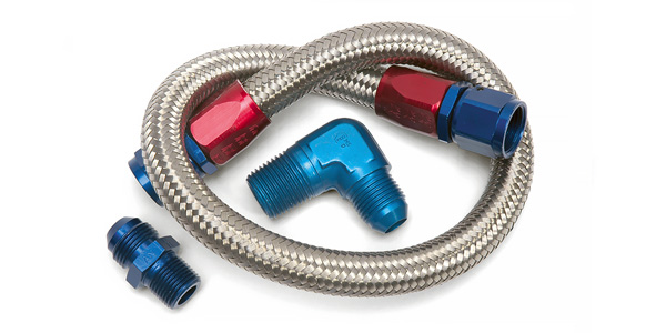 Stainless Steel Braided Fuel Line Kits by Edelbrock