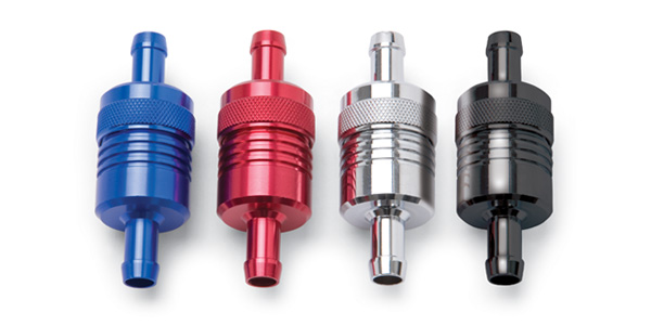 Aluminum Street Fuel Filters by Edelbrock