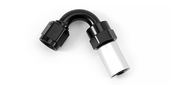 Crimp-On 120° Tight Radius Hose Ends by Russell Performance Products