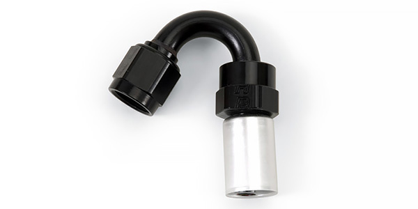 Crimp-On 150° Tight Radius Hose Ends by Russell Performance Products