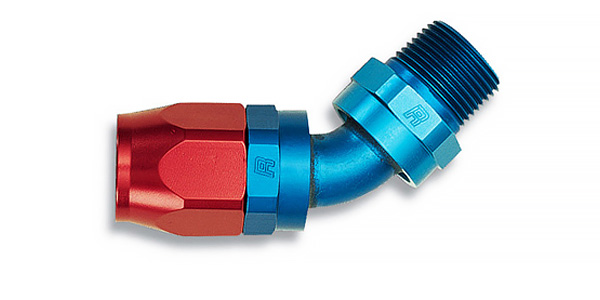 45° Swivel Pipe Thread Hose Ends by Russell Performance Products