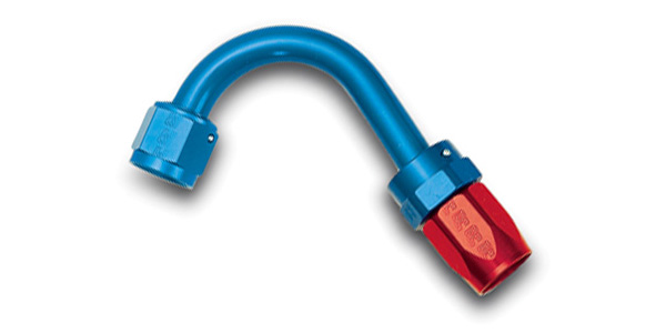 Full Flow Swivel 150° Standard Radius Hose Ends by Russell Performance Products