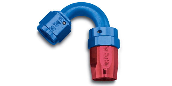 Full Flow Swivel 120° Tight Radius Hose Ends by Russell Performance Products