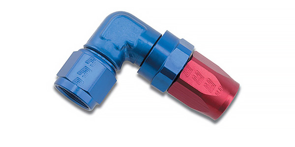 90° Forged Aluminum Swivel Hose End by Russell Performance Products