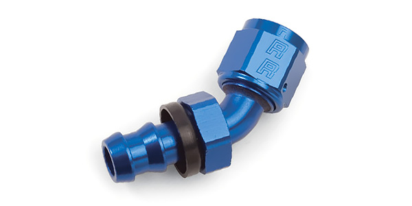 Twist-Lok 45° Hose Ends by Russell Performance Products