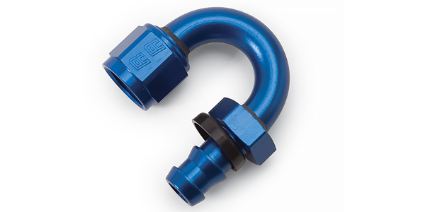 Twist-Lok 180° Tight Radius Hose Ends by Russell Performance Products